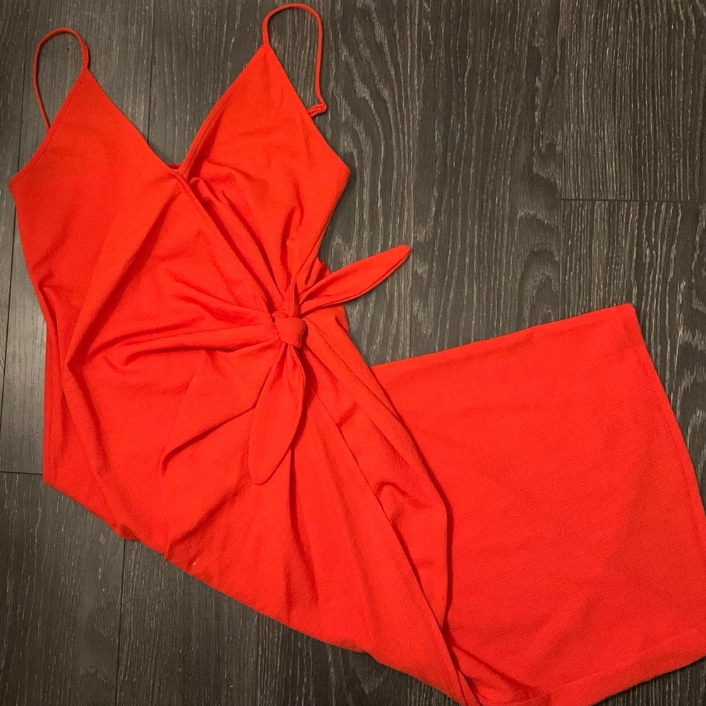 New! Wrap Dress with Tie
